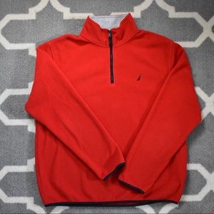 Nautica Mens Quarter-Zip Fleece